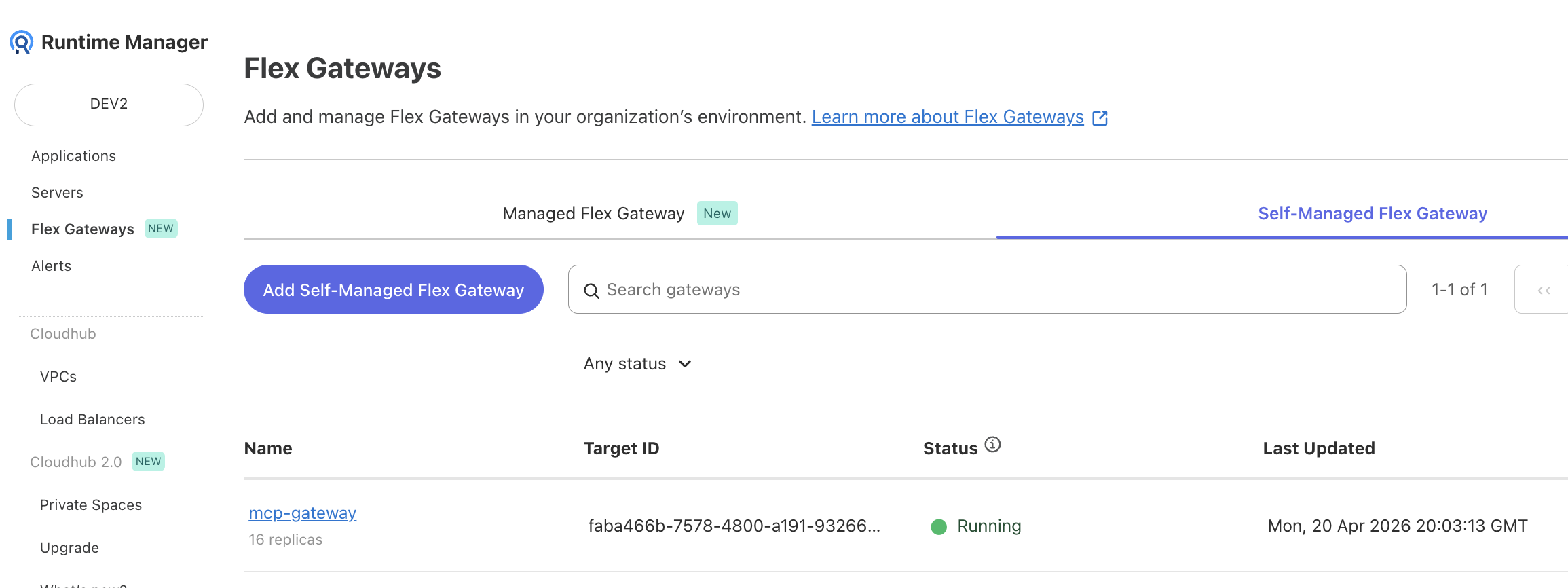 Flex Gateway