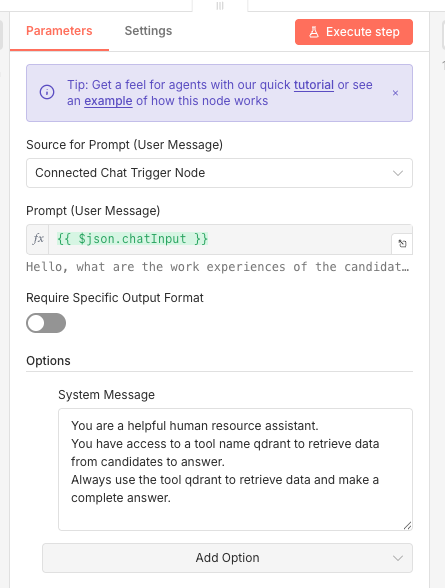 HR prompt